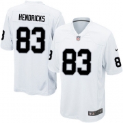 Youth Nike Oakland Raiders 83 Ted Hendricks Elite White NFL Jersey