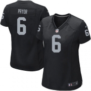 Women's Nike Oakland Raiders 6 Terrelle Pryor Game Black Team Color NFL Jersey