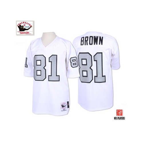 Vintage NFL Oakland Raiders Tim Brown #81 Jersey - Men's XL