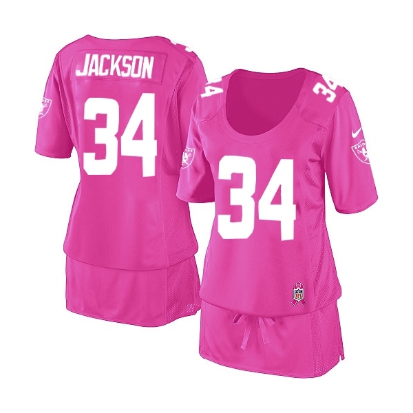 womens pink raiders jersey