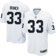 Youth Nike Oakland Raiders 33 Tyvon Branch Limited White NFL Jersey